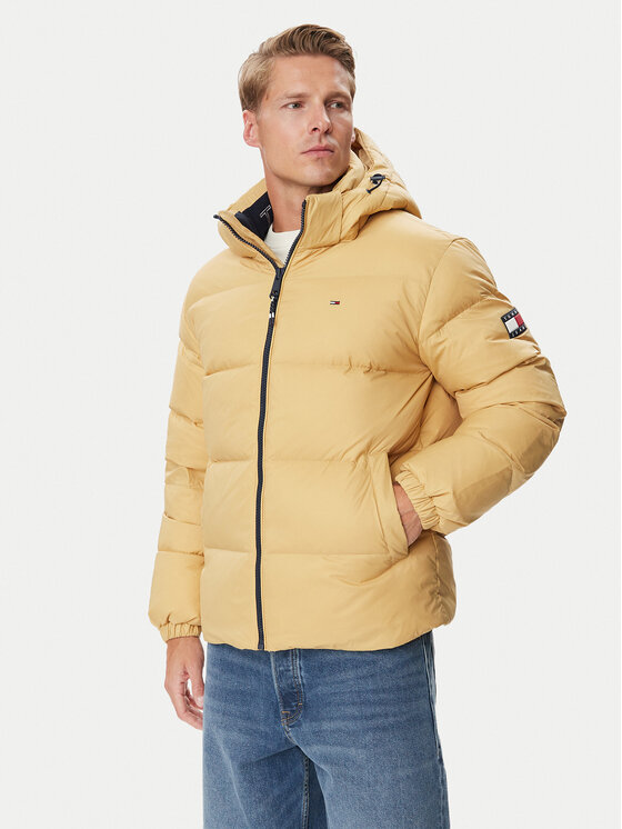 Tommy Jeans Kurtka puchowa Essential  DM0DM19786 Beżowy Regular Fit