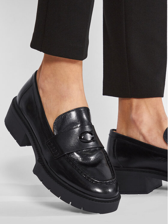 Coach Loafersy Leah Loafer CB990 Czarny