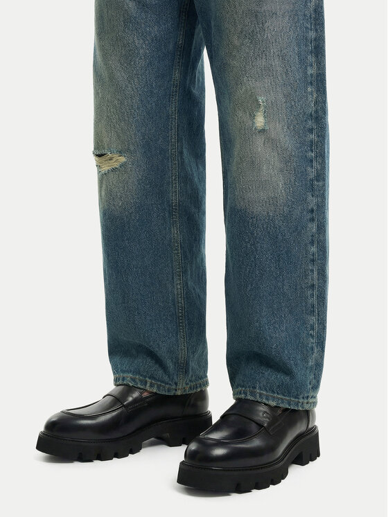G-Star Raw Loafersy EO-ROWHIDE-01 MI08 Czarny
