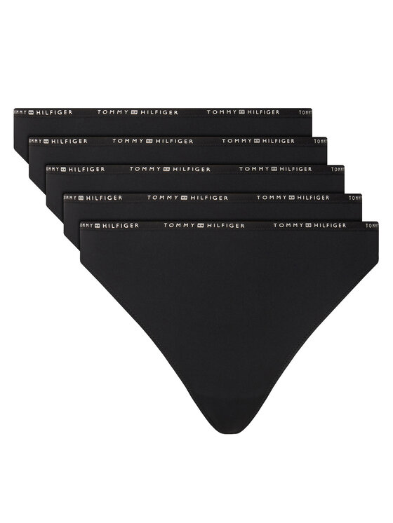 Tommy Hilfiger Komplet stringów UW0UW06343 Czarny