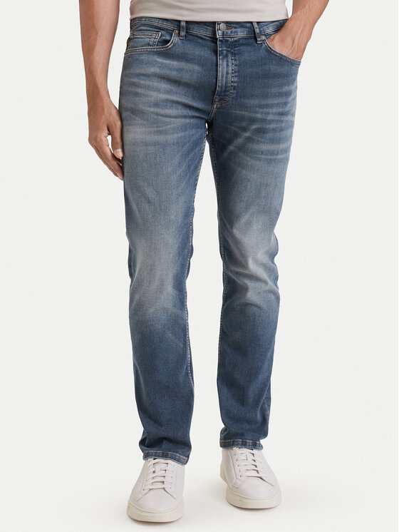 BOSS Jeansy Delaware 50564563 Szary ciemny Slim Fit
