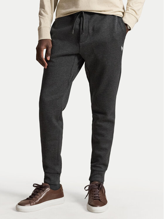 Polo Ralph Lauren Spodnie dresowe 710881518520 Szary ciemny Regular Fit