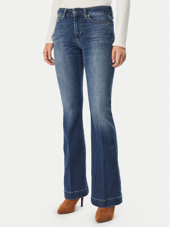 Liu Jo Jeansy UF6061 DS081 Niebieski Flared Leg