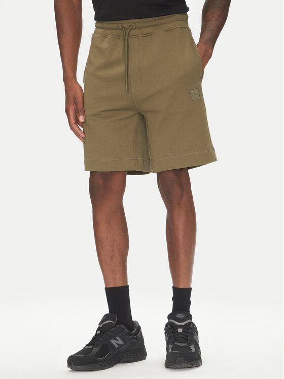 BOSS Szorty sportowe Sewalk 50511726 Khaki Regular Fit