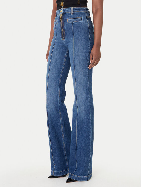 Elisabetta Franchi Jeansy PJ-17D-61E2 139 Niebieski Regular Fit
