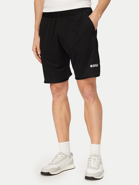 BOSS Szorty sportowe Toc Spin 50551953 Czarny Regular Fit