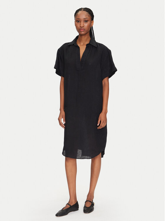 Gant Sukienka letnia 4503433 Czarny Relaxed Fit