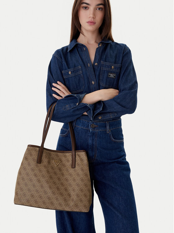 Guess Torebka Victtoria HWESG9 51428 Brązowy