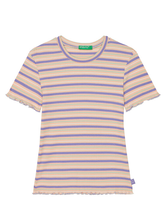 United Colors Of Benetton T-Shirt 3TLVC10N0 Kolorowy Regular Fit