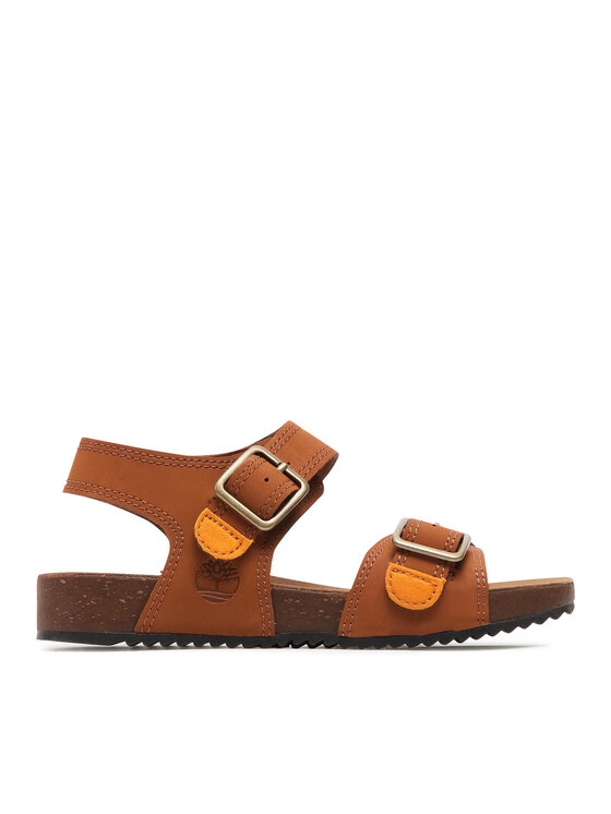 Timberland Sandały Castle Island 2 Strap TB0A427QF13 Brązowy