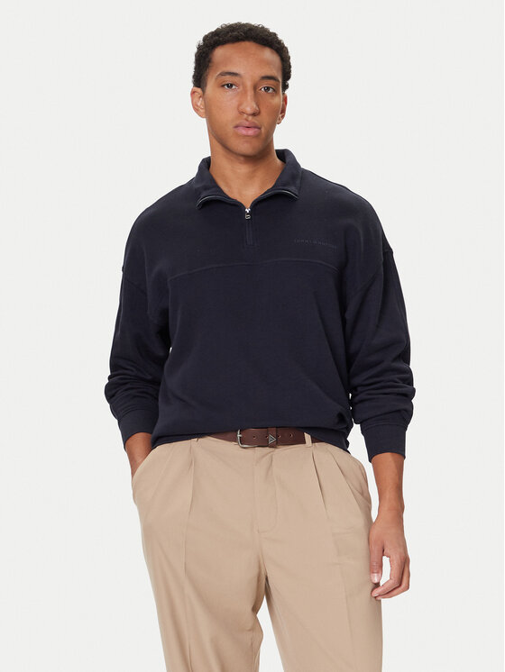 Tommy Hilfiger Bluza UM0UM03626 Granatowy Regular Fit