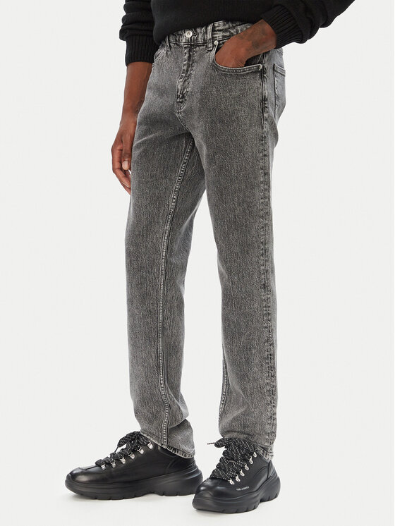 Karl Lagerfeld Jeans Jeansy B4M10025 Szary ciemny Slim Fit