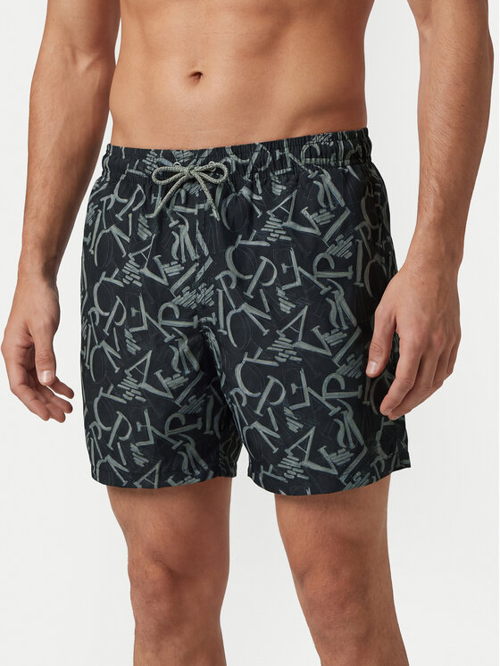 Emporio Armani Szorty kąpielowe EM000583 AF20440 FC099 Czarny