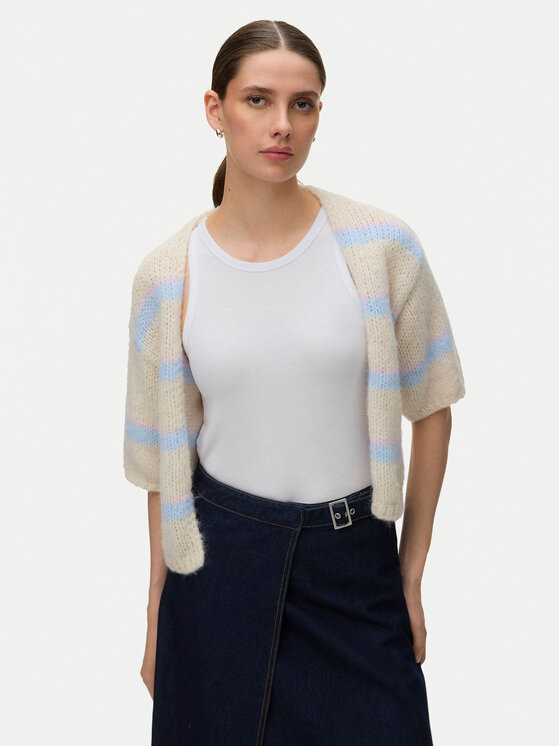 Vero Moda Kardigan Maybe 10348316 Beżowy Regular Fit