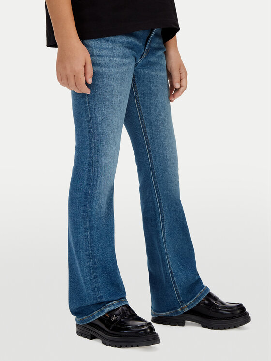 Calvin Klein Jeans Jeansy IG0IG03087 Niebieski Flare Fit