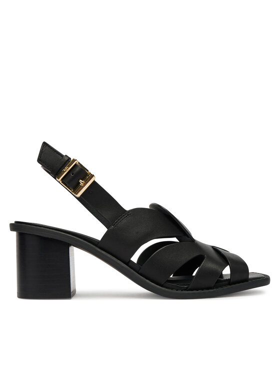 Tommy Hilfiger Sandały Cross Blocked Heel Sandal FW0FW09135 Czarny