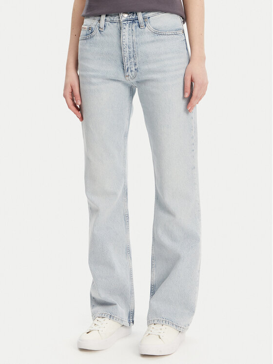 Calvin Klein Jeans Jeansy Authentic J20J225125 Niebieski Bootcut Fit
