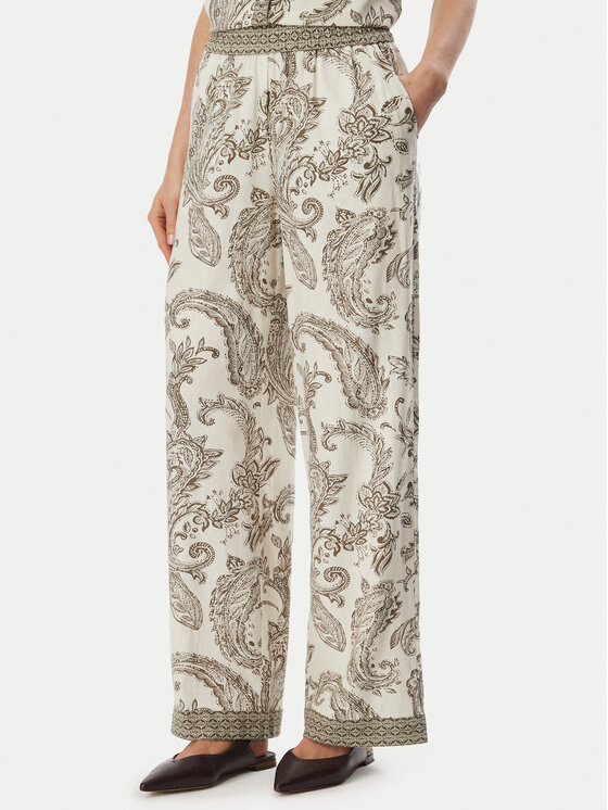 ONLY Spodnie materiałowe Liana Leya 15373650 Kremowy Regular Fit