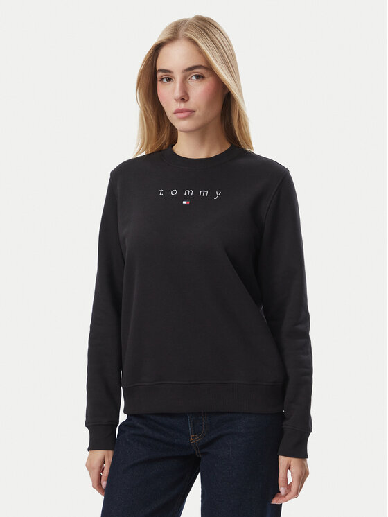 Tommy Jeans Bluza DW0DW23403 Czarny Regular Fit
