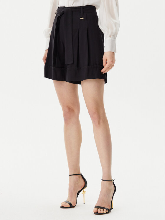 Artigli Szorty materiałowe ACSH001805 Czarny Regular Fit