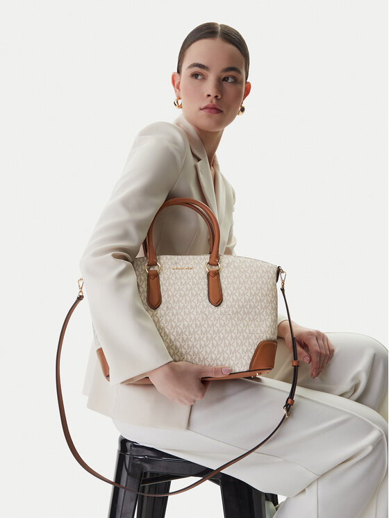 MICHAEL Michael Kors Torebka 30R6G1WS7B Kremowy