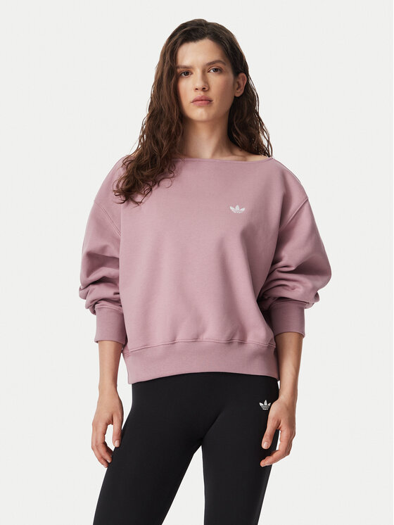 adidas Bluza Essentials Fleece Boatneck Sweatshirt KT2284 Różowy Regular Fit