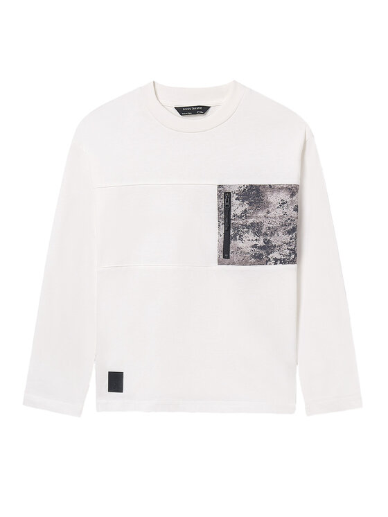 Mayoral Bluzka 7009 Biały Regular Fit