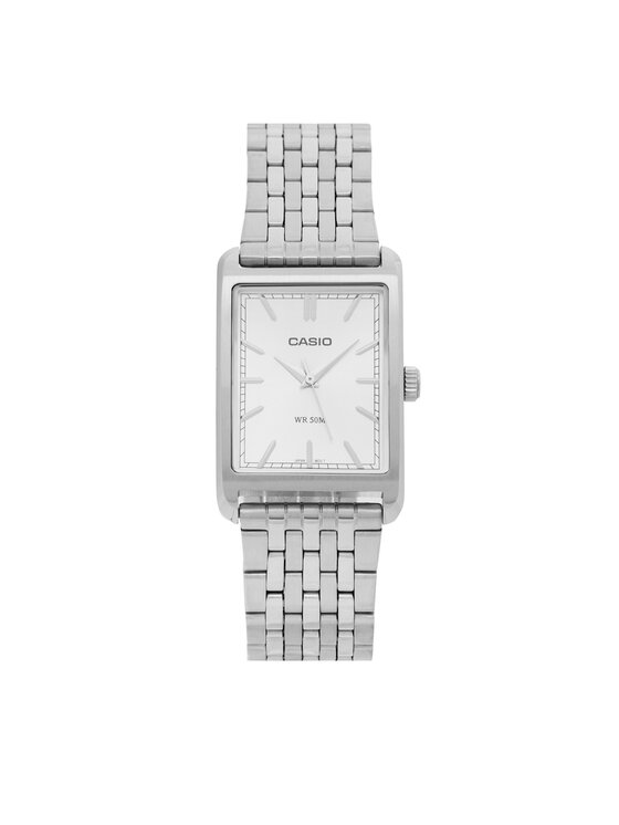 Casio Zegarek MTP-B215D-7AVER Srebrny