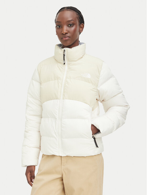 The North Face Kurtka zimowa Saikuru NF0A8GCB Beżowy jasny Boxy Fit