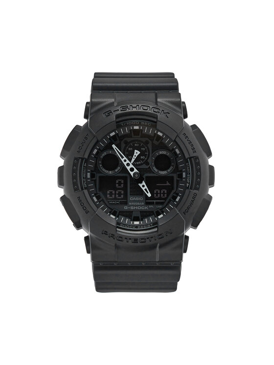 G-Shock Zegarek GA-100-1A1ER Czarny