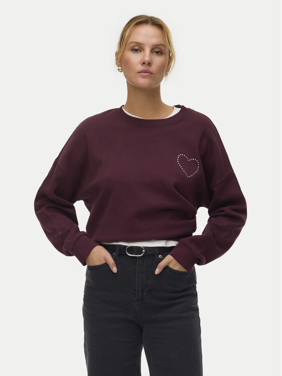 Vero Moda Bluza Lotte 10333544 Fioletowy Regular Fit