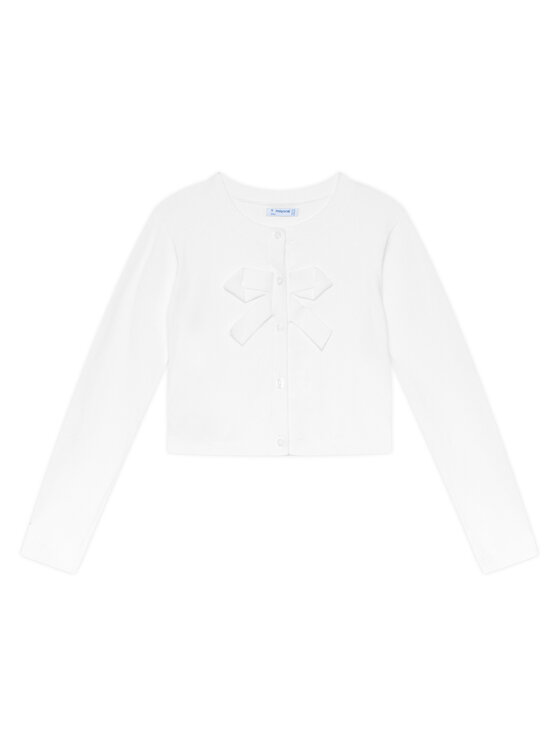 Mayoral Kardigan 321 Biały Regular Fit