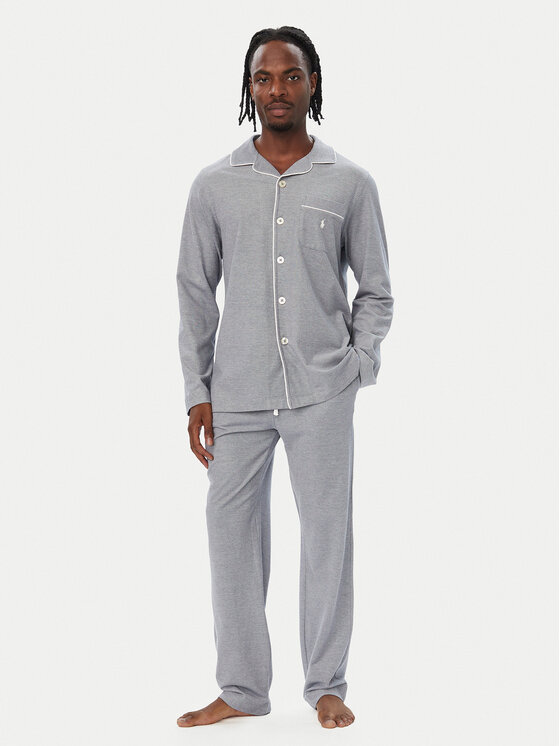 Polo Ralph Lauren Piżama 714P21103001 Szary Regular Fit