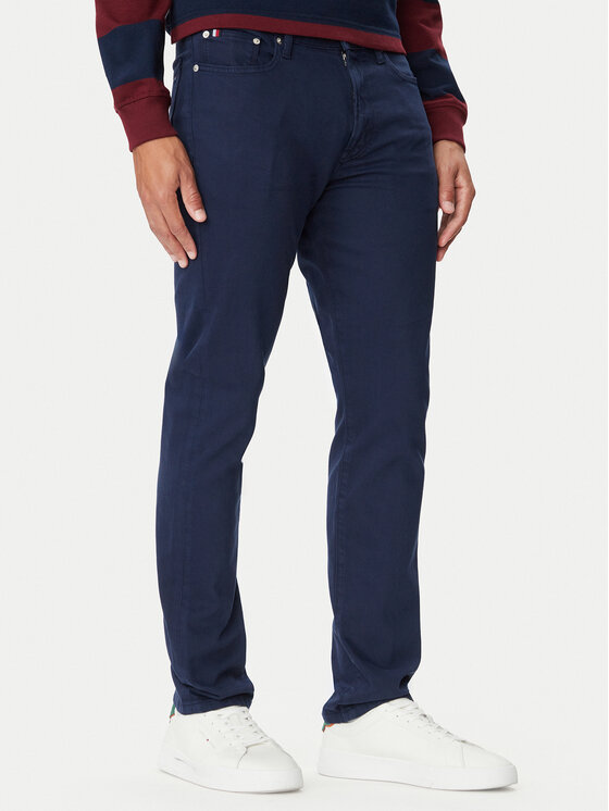 Tommy Hilfiger Jeansy MW0MW44914 Granatowy Slim Fit