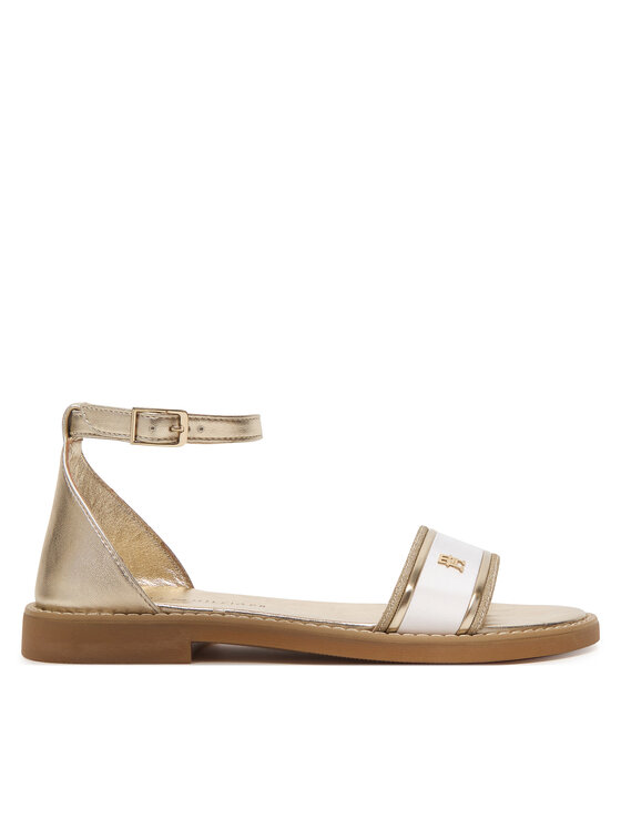 Tommy Hilfiger Sandały T4A2-34431-0517 D Złoty
