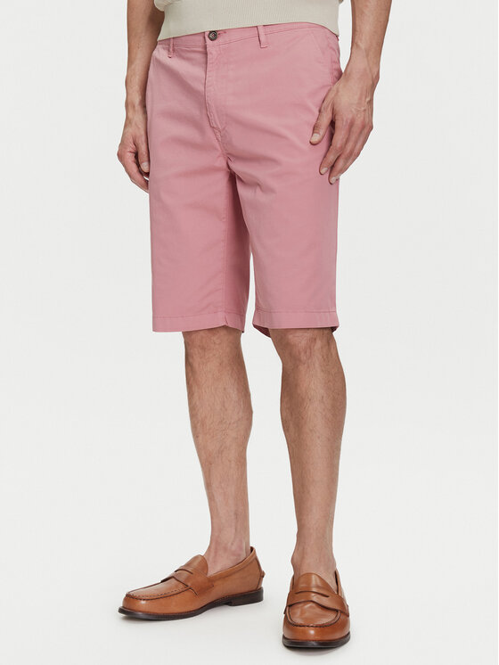 Baldessarini Szorty materiałowe B1 16939.2402 Różowy Slim Fit