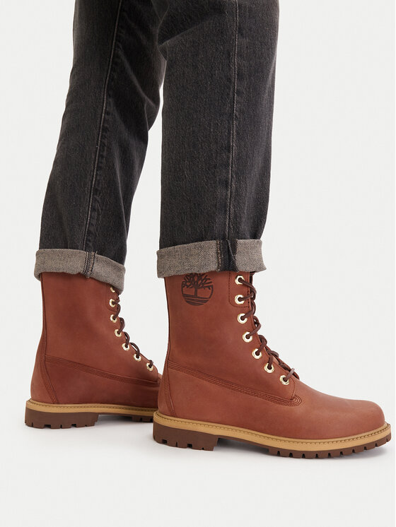 Timberland Trzewiki Premium 8-Inch Waterproof TB0A43MXEM41 Brązowy