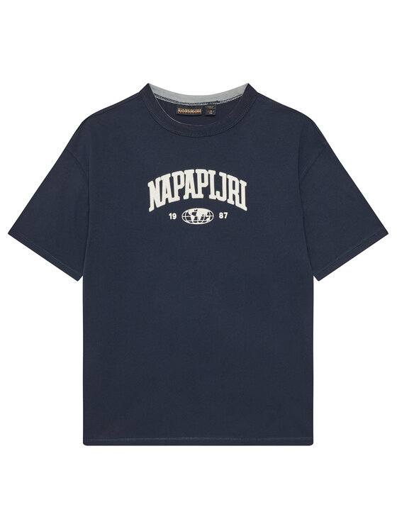 Napapijri T-Shirt S-Inot NP0A891F D Granatowy Regular Fit