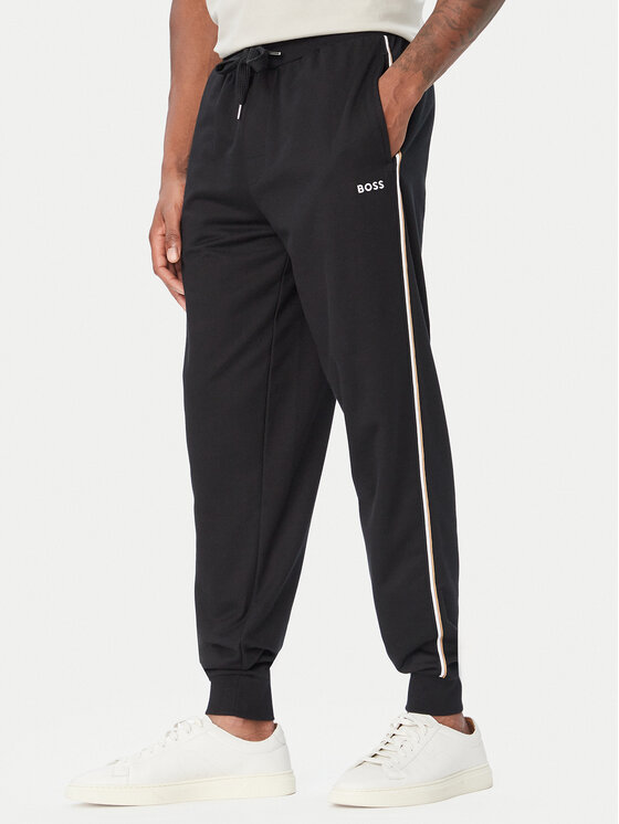 BOSS Spodnie dresowe 50571171 Czarny Regular Fit