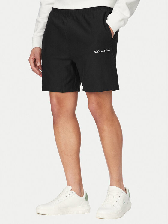 Calvin Klein Jeans Szorty sportowe LV04RF252G Czarny Regular Fit