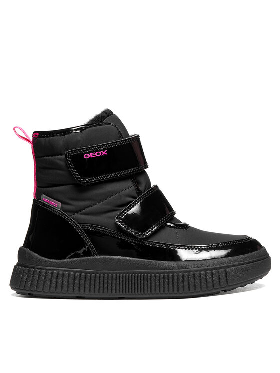 Geox Trzewiki J Laquinny Girl B Abx J661JB 0HHFU C9B8L S Czarny