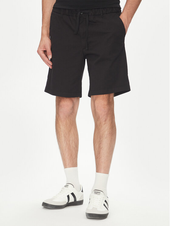 Jack & Jones Szorty materiałowe Jaiden 12274983 Czarny Relaxed Fit