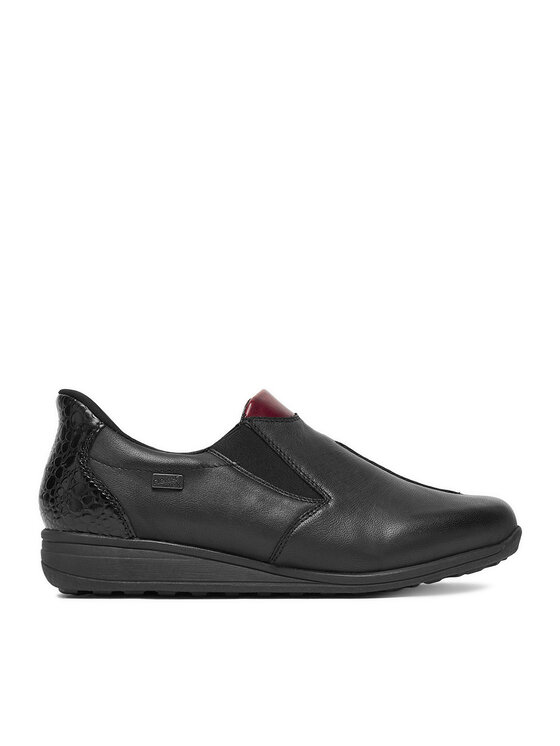 Rieker Półbuty 47253-00 Czarny