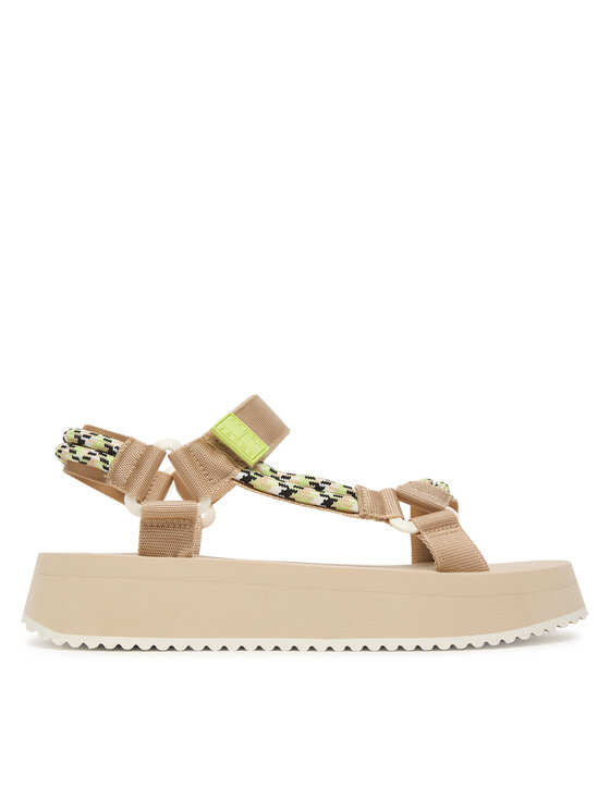 Tommy Jeans Sandały Tjw Eva Rope Sandal EN0EN02970 Beżowy