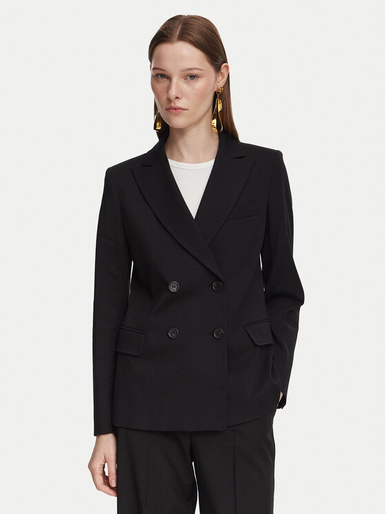 Weekend Max Mara Marynarka Colibri 2625916021 Czarny Regular Fit