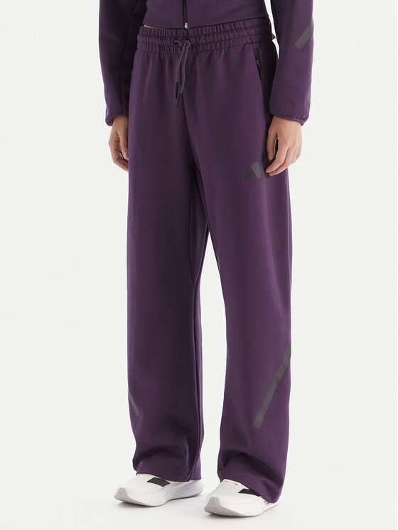 adidas Spodnie dresowe Z.N.E. Barrel KB9441 Fioletowy Loose Fit