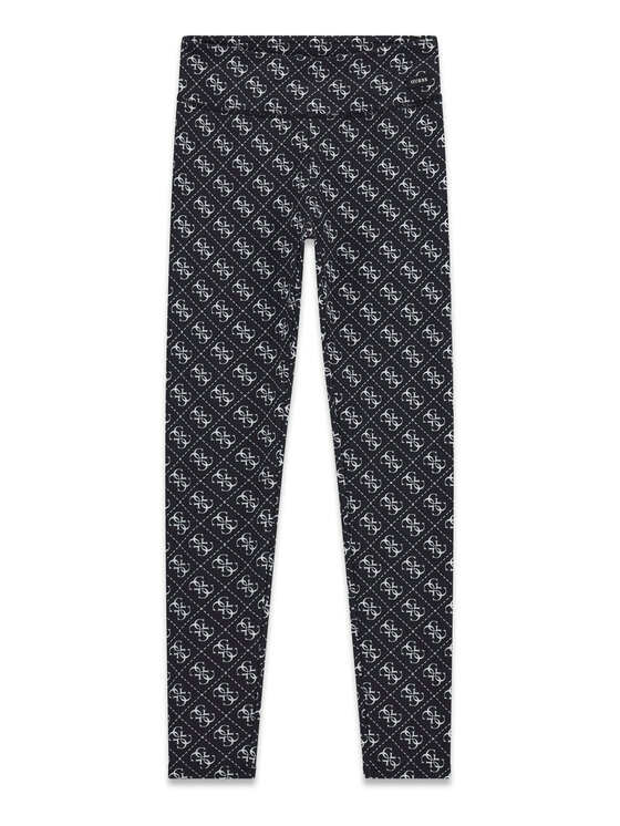 Guess Legginsy J6RB04 MC01P Czarny Slim Fit