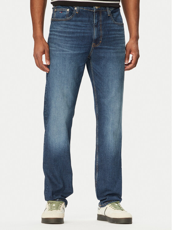 Tommy Jeans Jeansy Ryan Faded DM0DM22971 Niebieski Slim Fit