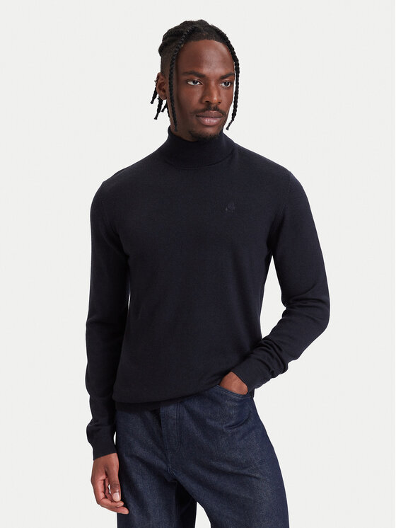 KARL LAGERFELD Golf 655058 564399 Granatowy Regular Fit