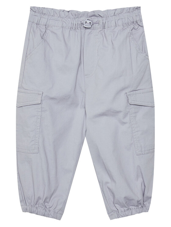 United Colors Of Benetton Spodnie materiałowe 4L2VGF028 Niebieski Relaxed Fit